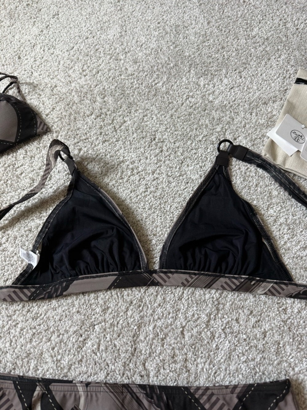 Hermes Two Piece Swimsuit Bikini Sz. 40 - Picture 13 of 15